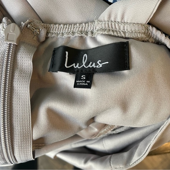 Lulus Forevermore Skater Gray Dress Size S - Picture 8 of 8